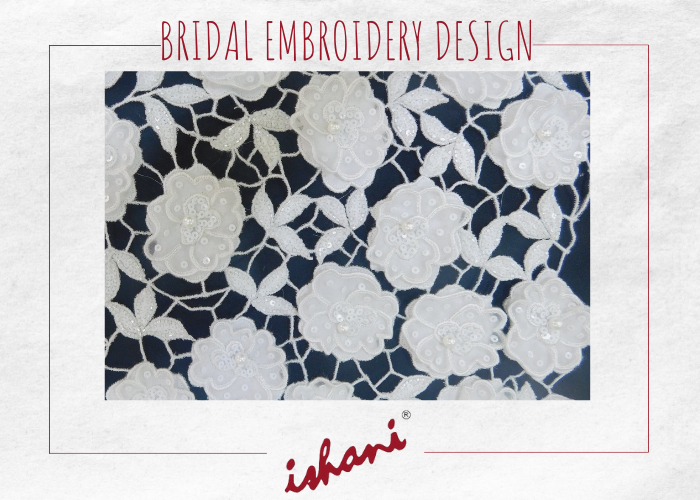 Bridal Embroidery By Ishani - Design 10